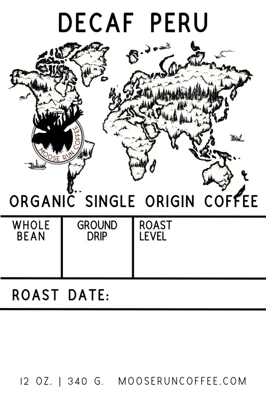 Decaf Peru Organic Coffee Pods